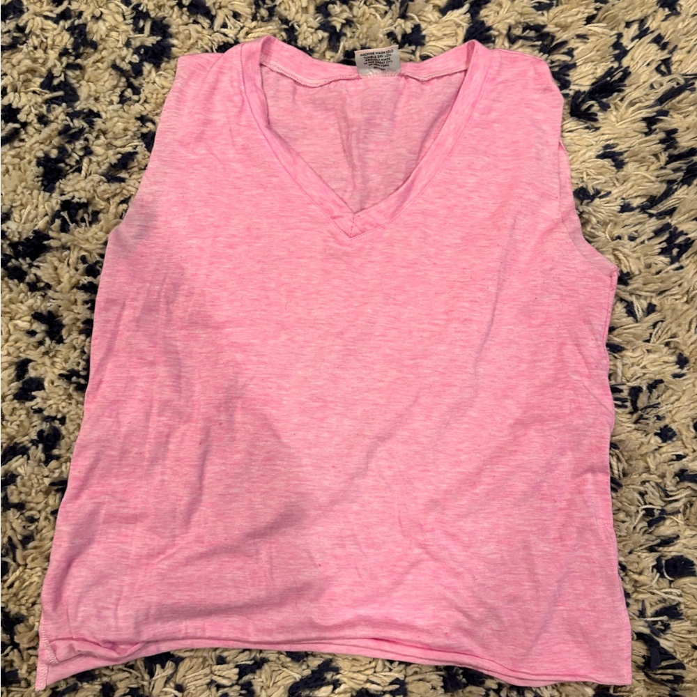 Women’s Firehouse Pink V-Neck Tee - One size